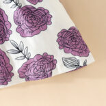Toddler girl sleeveless dress + single-breasted long-sleeved coat + headband three-piece big flower ladybug skirt - Image 9