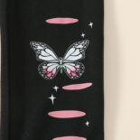 Girls and children's trousers, butterfly print, children's spring and autumn new style baby girls casual and versatile leggings - Image 3