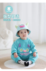 Rabbit autumn new baby comfort shape little monster shape one-piece long sleeve clothes - Image 6