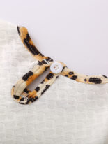 Autumn and winter girls baby long-sleeved leopard print sweatshirt shorts two-piece set - Image 4