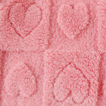 Baby Girl Baby Baby Autumn/Winter Fashion Hooded Jacket Pink Love Fleece Cardigan Warm and Comfortable - Image 4