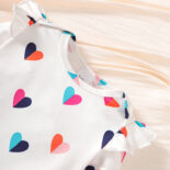 Bow White Heart Stitching Long Set - Image 3