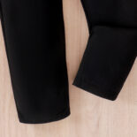 Children's clothing, autumn and winter, style, tie-dye, lapel, fur coat, suspender jumpsuit, long pants, girls' suit - Image 7