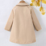 Children's autumn and winter new children's clothing buttons long-sleeved jacket - Image 3