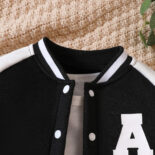 Autumn New Girls' Suits Autumn Clothes Medium and Older Children's Casual Western Alphabet Sweatshirts Short Skirt Fashion Two-Piece Set - Image 4