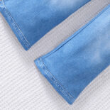Children's Clothing Girls Spring and Autumn New Imitation Denim Cartoon Long Eared Rabbit Print Trousers - Image 5