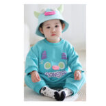 Rabbit autumn new baby comfort shape little monster shape one-piece long sleeve clothes - Image 2