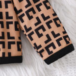 Children's Clothing New Girls Spring and Autumn Long Sleeve Check Small Cardigan Jacket - Image 4