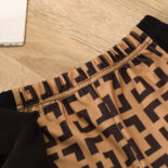 The new long-sleeved contrasting stitching set for small and medium-sized children is sent on behalf of the family - Image 4