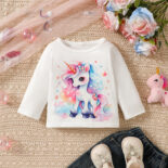 Children's autumn top long sleeve autumn baby clothes version children's clothes girls sweatshirt base shirt