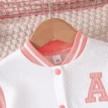 Children's clothing children's clothing autumn new girls college style jacket for small children baseball uniforms hundred - Image 2
