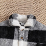 Girl's Jacket Skirt Set Autumn and Winter Style Little Fragrance Baby Skirt Set Baby Wear New - Image 4