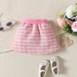 New Elegant Girl Style Skirt Long Sleeve Top Two Piece Set for Women's Treasure Autumn Collection - Image 4