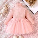 New Girls Princess Dress Autumn Dress New Girls Class A Skirt Versatile Long Sleeve Kids Dress - Image 2