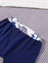 New Men's Treasure Women's Treasure Casual Letter Print with Pocket Dinosaur Print Hooded Top + Trousers - Image 5