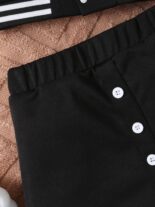 Baby personalized baseball uniform short skirt set - Image 8