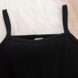 Children's clothing, autumn and winter, style, tie-dye, lapel, fur coat, suspender jumpsuit, long pants, girls' suit - Image 5