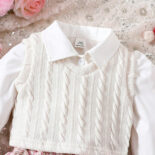 Autumn and winter 1-3 years old baby girl baby skirt set children's A-line skirt girls children's clothes children's suit - Image 3