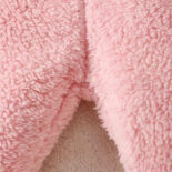 Baby pajamas thickened double-sided velvet new baby warm ribbed pajamas solid color - Image 3