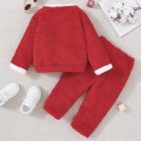Autumn and winter children's clothes for girls and babies new cute embroidery set - Image 2