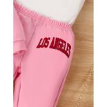 Women's Baby Fashion Letter Printed Hoodie 3-Piece Set Casual Outing Set Batch - Image 4