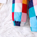 Children's Clothing New Girls Autumn and Winter Hooded Plaid Fleece Jacket - Image 6