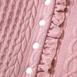 Baby girl coat autumn style spliced lace cute animal ears hooded baby and children's clothing tide - Image 5