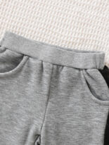 Children's Clothing Girls Spring Autumn Little Children's Big Butterfly Embroidery Casual Pants Set - Image 6