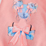 Girls' casual baseball uniform jacket + solid color pleated skirt set College style children's set - Image 8