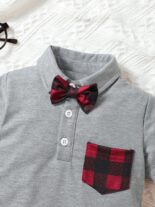 collegiate fashion short sleeve + trousers two-piece suit, spring, summer and autumn - Image 3