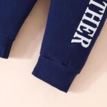 Autumn and winter new baby one-piece long-sleeved + trousers casual loungewear set - Image 5