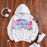 Children's autumn girls' miscellaneous dyed printed sweatshirts, autumn clothes