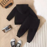 Autumn and winter new jacket sports boys' two-piece set - Image 5