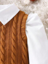 Autumn winter children's clothes children's set girls baby girls children's skirt girls autumn skirt clothes three-piece set new - Image 5