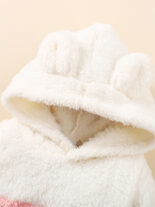 Girls' autumn and winter, new version hot item fur long sleeved patchwork top+solid color pants two-piece set - Image 5