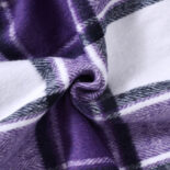 Children's Clothing Medium and Big Children's New Girls Autumn and Winter Plaid Wool Collar Long Jacket - Image 7