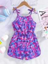 Sundress suspender summer new floral waist dress sweet print mini - Image 5