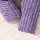 Girls cute cat long-sleeved solid color pit strip two-piece suit - Image 8