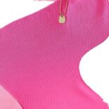 Children's clothing vest little virgin summer short pit strip print round neck knit vest - Image 5