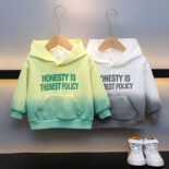 Boys' hooded sweatshirt autumn clothes new children's pullovers for children with style baby tie-dye tops tide