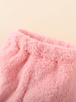 Girls' autumn and winter, new version hot item fur long sleeved patchwork top+solid color pants two-piece set - Image 4