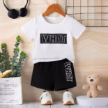 summer new sports boys' two-piece set