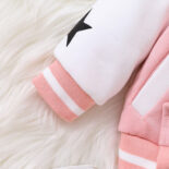 New Autumn Cute Baby Children's Baseball Uniforms, Medium Jackets, Women's Treasure Girls' Winter Clothes, Long Sleeved Children's Clothes - Image 4