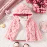 Girls' pajamas autumn new hooded tops warm loungewear new loose princess style