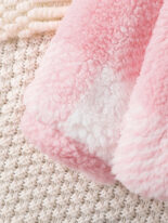 Autumn and winter lapel plaid single-breasted long-sleeved fashion velvet jacket for small and medium-sized girls in autumn and winter - Image 6