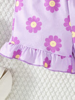 Girls Children's Skirt New Summer Camisole Skirt Version Children's Skirt Floral Children's Suit Children's Wear - Image 7