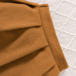 Children's Clothing Girls Autumn and Winter New Plaid Plush Top Skirt Set - Image 6