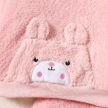 Baby pajamas thickened double-sided velvet new baby warm ribbed pajamas solid color - Image 4