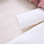 Children's Clothing Medium and Big Girls Autumn and Winter New Plush Jacket Knitted Dress Set - Image 7