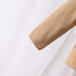 Children's Clothing Autumn and Winter New Knitted Tops for Girls and Girls Vest Shorts Three-piece Set - Image 6